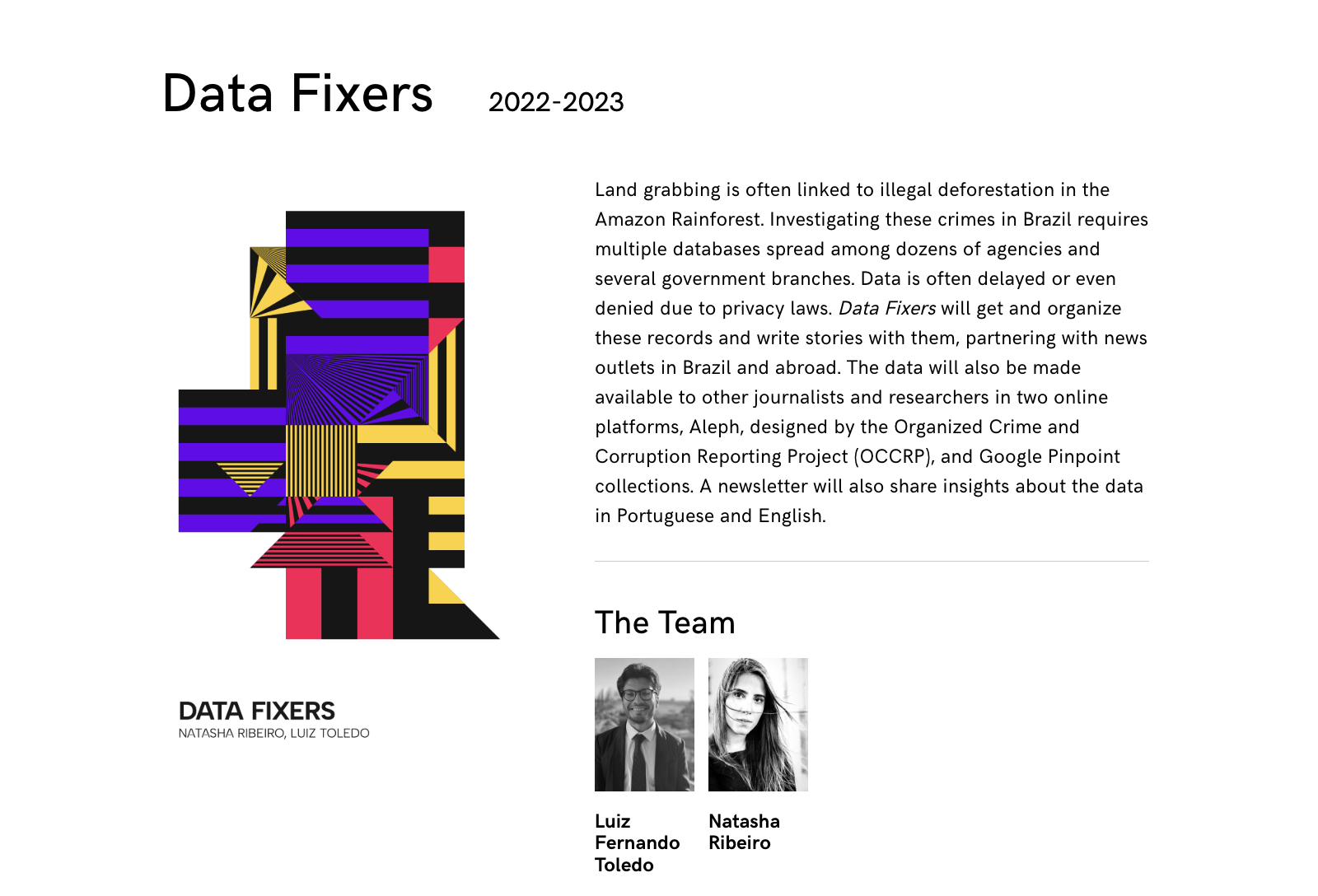 Data Fixers — ICFJ Knight Fellowship 2022-2023