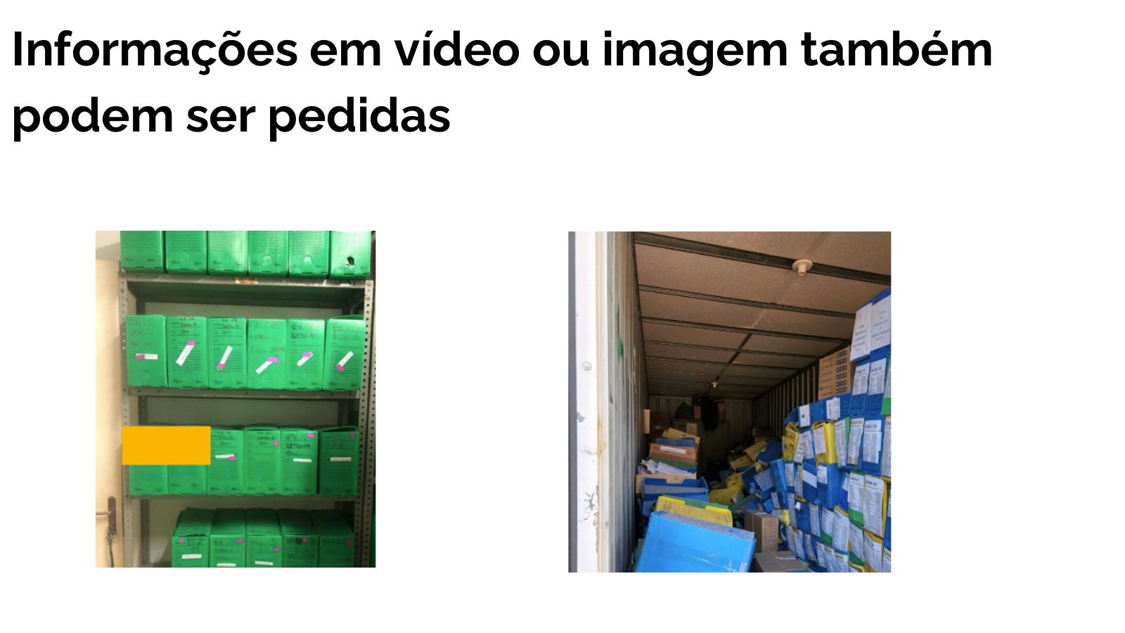 Informações em vídeo ou imagem — IBAMA