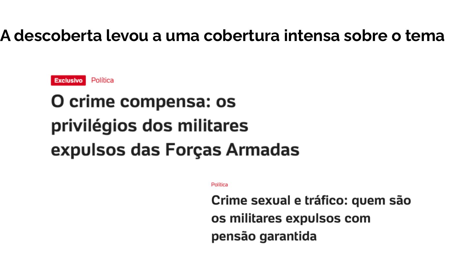 Cobertura do caso