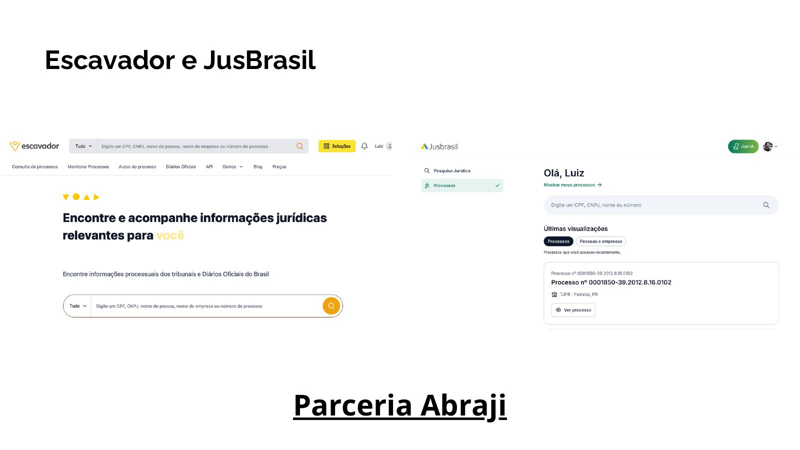 Escavador JusBrasil